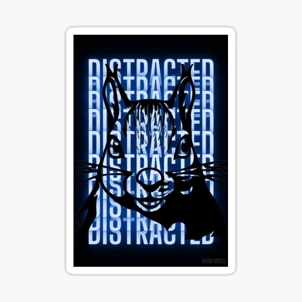 Vista previa del artículo con la obra «Vibraciones de TDAH "DISTRÍGIDO"», diseñado y vendido por Yaliap.