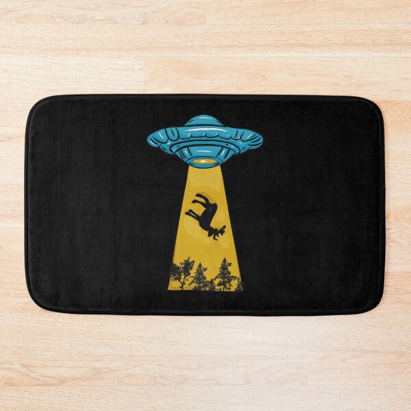 Item preview, Light blue alien flying saucer designed and sold by Joncasmiart.