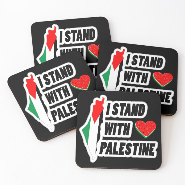 Item preview, I stand with Palestine - Map and Watermelon Logo  designed and sold by BluedarkArt.