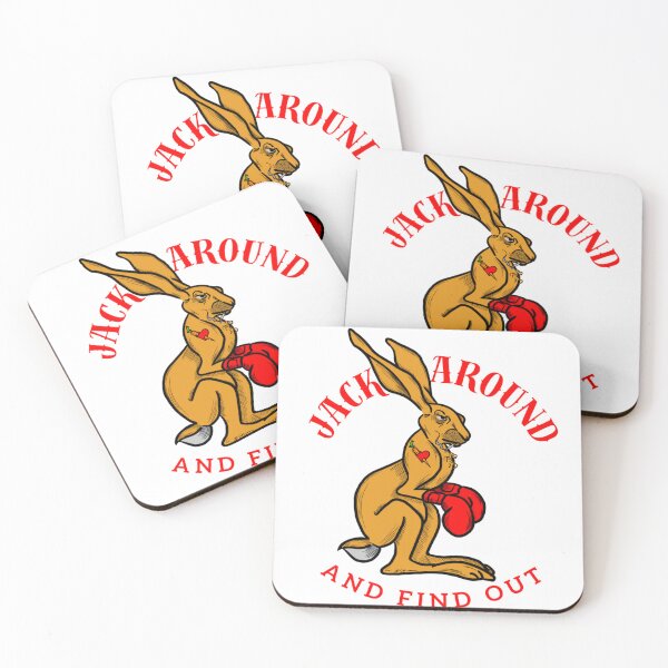 Item preview, Jack around and find out: red lettering designed and sold by Kate Miller Illustrator.