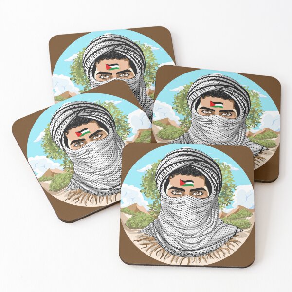 Item preview, Palestine Freedom Fighter Portrait designed and sold by BluedarkArt.