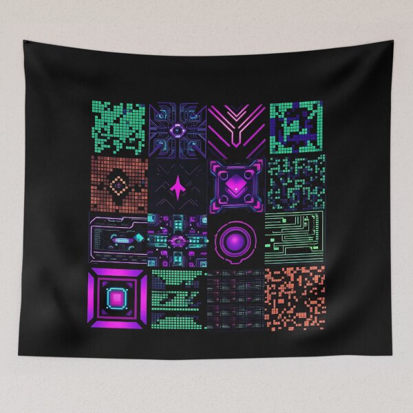 Item preview, Cyberpunk pattern designed and sold by PatronesKawai.