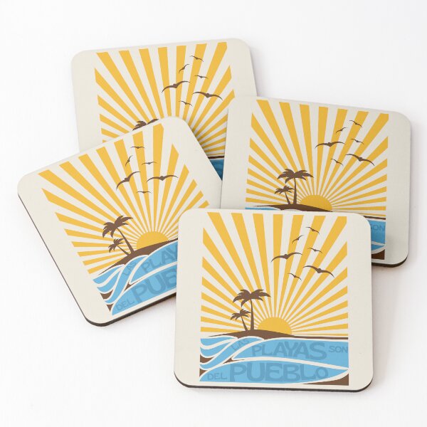 Item preview,  Las Playas Son Del Pueblo (different font) designed and sold by DesignCollectiv.