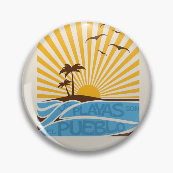 Item preview, Las Playas Son Del Pueblo (different font) designed and sold by DesignCollectiv.