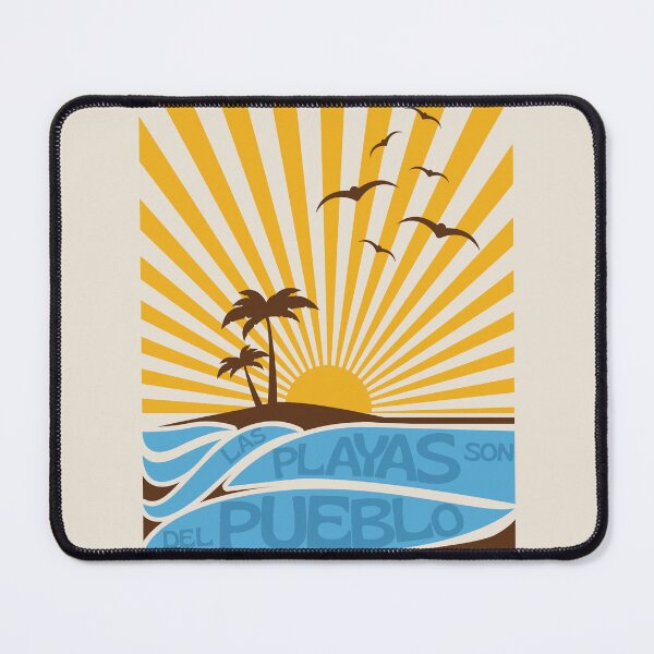 Item preview, Las Playas Son Del Pueblo (different font) designed and sold by DesignCollectiv.