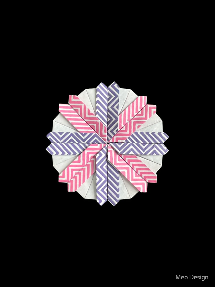 Thumbnail 4 of 4, iPhone Case, Origami mandala designed and sold by Meo Design.