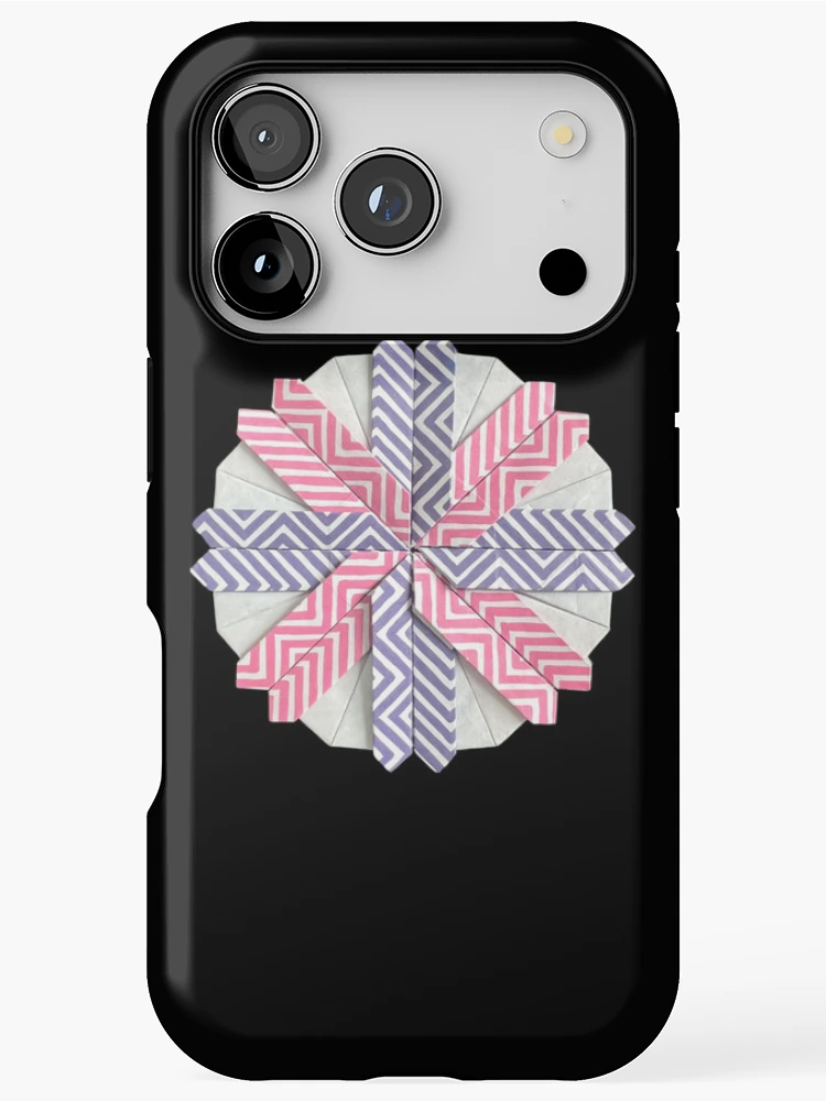 Thumbnail 1 of 4, iPhone Case, Origami mandala designed and sold by Meo Design.