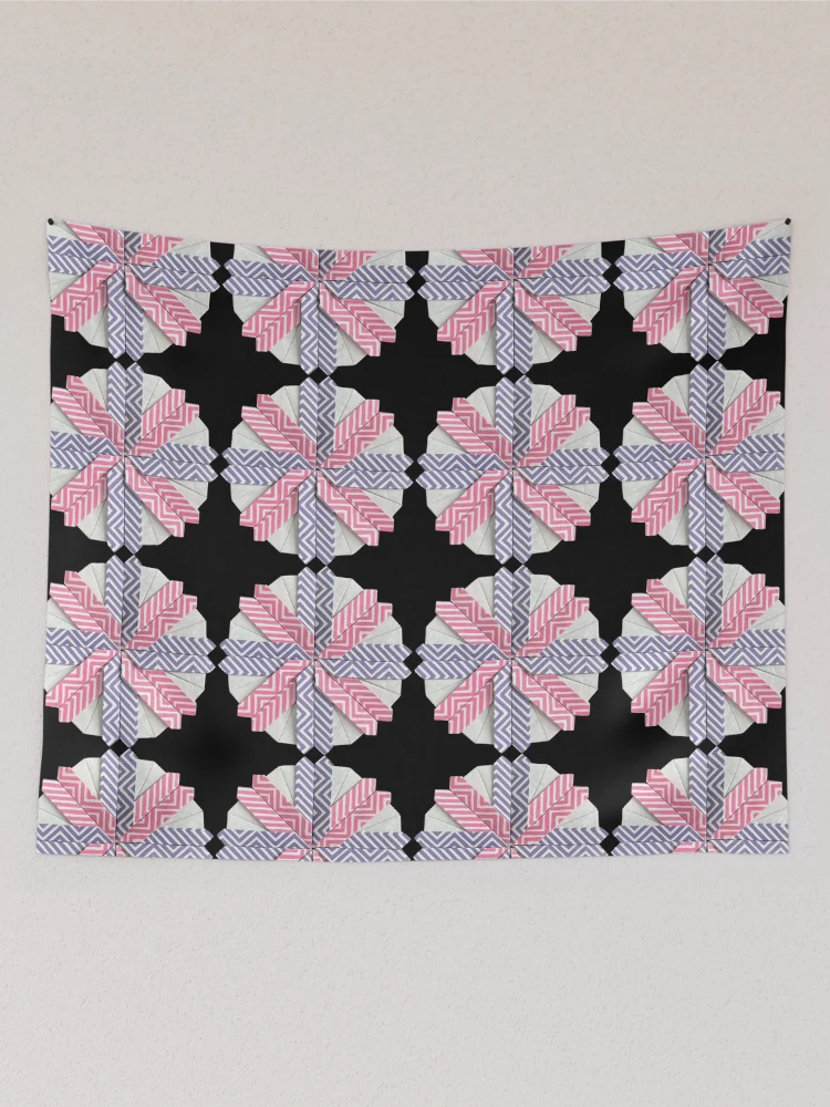 Thumbnail 2 of 3, Tapestry, Origami mandala designed and sold by Meo Design.