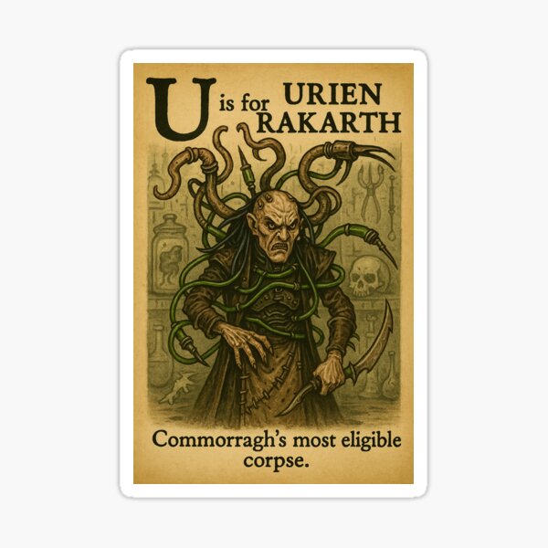 Artikel-Vorschau von Urien-Comic-Poster, designt und verkauft von Wargamerist art .