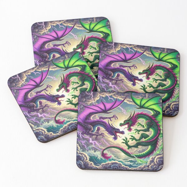 Item preview, Clash of Elemental Dragons designed and sold by DixieGirlStudio.