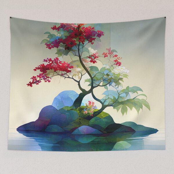 Item preview, Reflecting Radiance: An Island Arbor in Bloom designed and sold by bloorose.