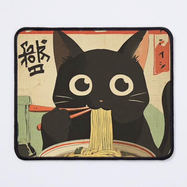 Item preview, Neko Noodles Night Out designed and sold by Retro Type.