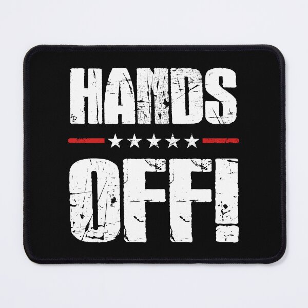 Item preview, Hands Off Anti-Trump Anti-Musk Anti-DOGE designed and sold by thepixelgarden.