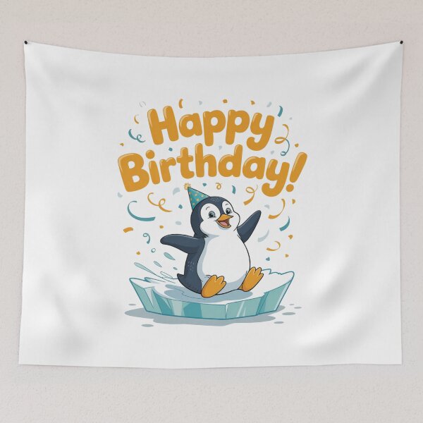 Item preview, Sliding Happy Penguin designed and sold by SignumShop.