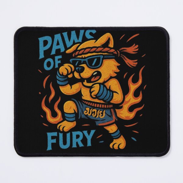 Item preview, Paws of Fury – Muay Thai Dog On Fire designed and sold by BENKUNG.