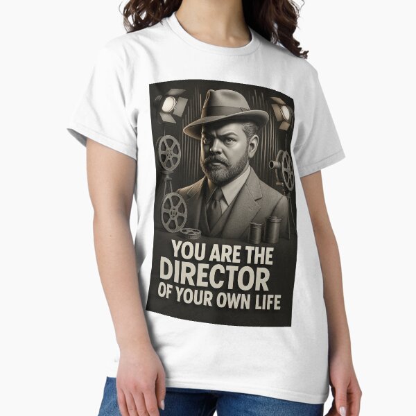 Item preview, You Are the Director of Your Own Life – Classic Film Noir Style Poster designed and sold by MySheetMusicArt.