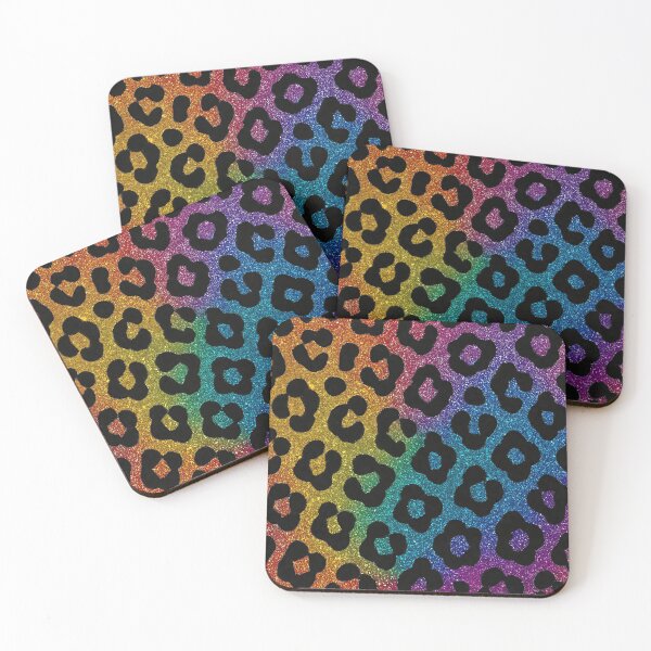 Item preview, Glitter Rainbow Leopard Print designed and sold by Tau Tia L Douglass.