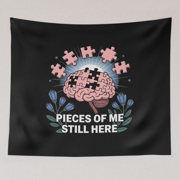Item preview, alzheimer awareness  pieces of me still here designed and sold by DesignNadine.
