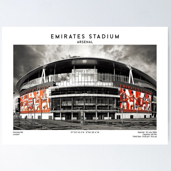 Item preview, Iconic Emirates Stadium designed and sold by AronArtGallery.