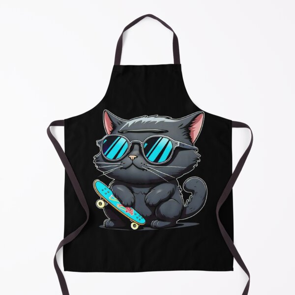 Item preview, gato negro fresco designed and sold by DixieGirlStudio.