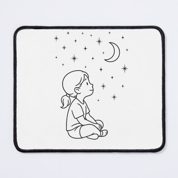 Item preview, Starry Starry Night – Dreamer Under the Stars designed and sold by TheCreativeVLT.