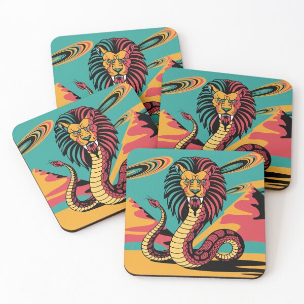 Item preview, Serpent Lion – The King of the Desert designed and sold by Mystic Wild Studio.