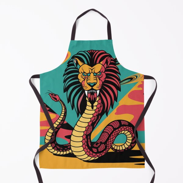 Item preview, Serpent Lion – The King of the Desert designed and sold by Mystic Wild Studio.