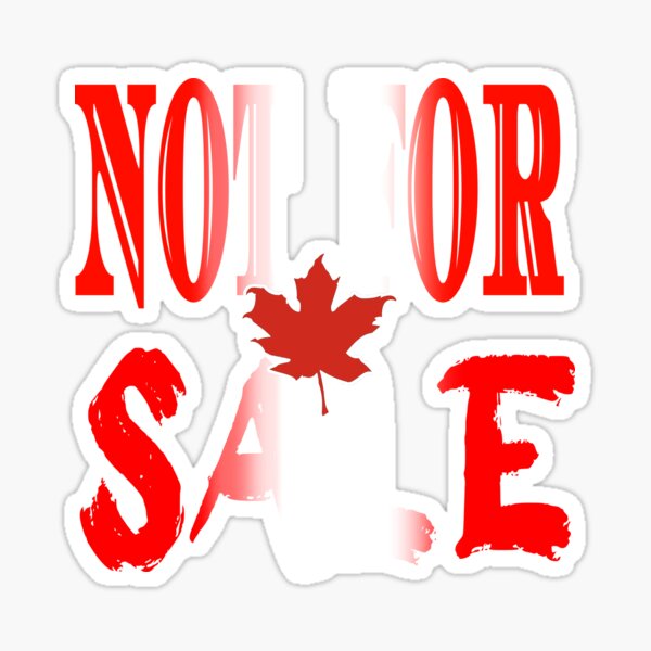 Item preview, Not For Sale – Minimalist Maple Leaf Protest Design (Canada) designed and sold by ZechJohnRB.