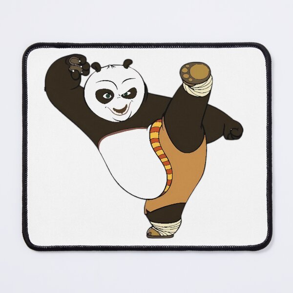 Item preview, Martial Arts Panda Kick – Cool Cartoon Warrior Design designed and sold by LUXORÉA.