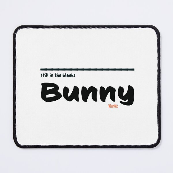 Item preview, Blank Bunny - Funny Words designed and sold by WhimWiz.