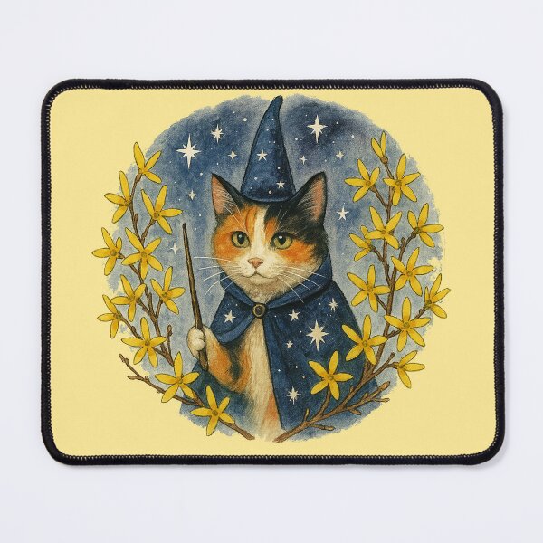 Item preview, Calico Cat Wizard designed and sold by FrictionMaxxing.