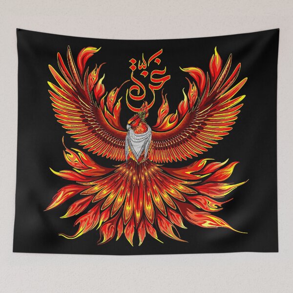 Item preview, Phoenix of Gaza with Keffiyeh  designed and sold by BluedarkArt.