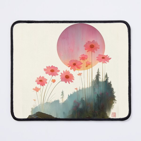 Item preview, Crimson Moonrise: A Floral Serenade at Twilight designed and sold by bloorose.