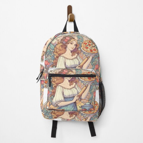 Item preview, Pizza Baker Art Nouveau Delicious Pizza Gift designed and sold by Pineapple-Tree.