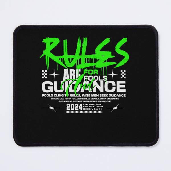 Item preview, Rules Are for Fools – Guided by Chaos designed and sold by Not Hugo.