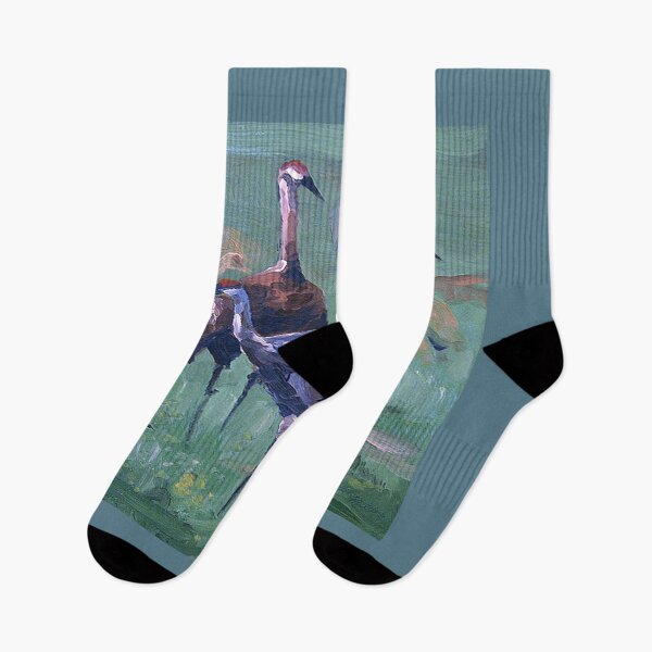 Item preview, Cranes - Red, Blue, & Green designed and sold by LifePainter73.
