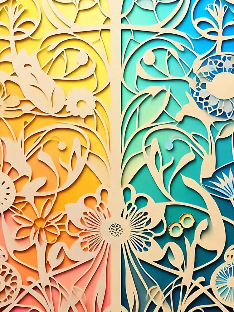 Thumbnail 4 of 4, iPhone Case, Abstract Spring Flowers designed and sold by Intriguing Designs.