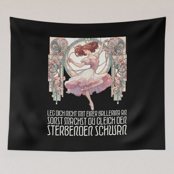 Item preview, Ballerina Dying Swan Art Nouveau Gift designed and sold by Pineapple-Tree.