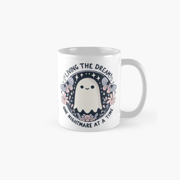 Artikel-Vorschau von Living the dream - cute ghost, designt und verkauft von Itouchedabee.