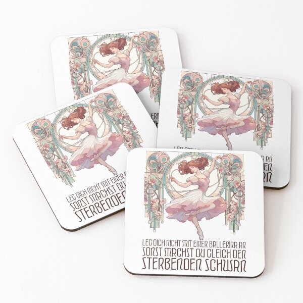 Item preview, Ballerina Dying Swan Art Nouveau Gift designed and sold by Pineapple-Tree.
