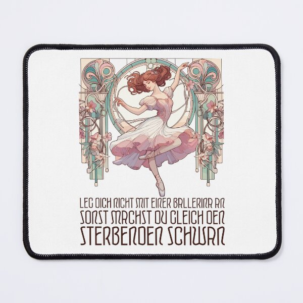 Item preview, Ballerina Dying Swan Art Nouveau Gift designed and sold by Pineapple-Tree.