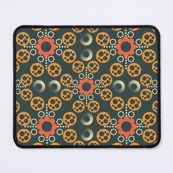 Item preview, B6VS - Circles and Flowers Pattern Art designed and sold by CocoLuneDesigns.