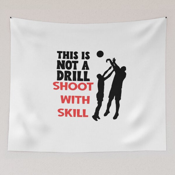 Item preview, This is not a drill. Shoot with skill.  designed and sold by TShirtCrafters.