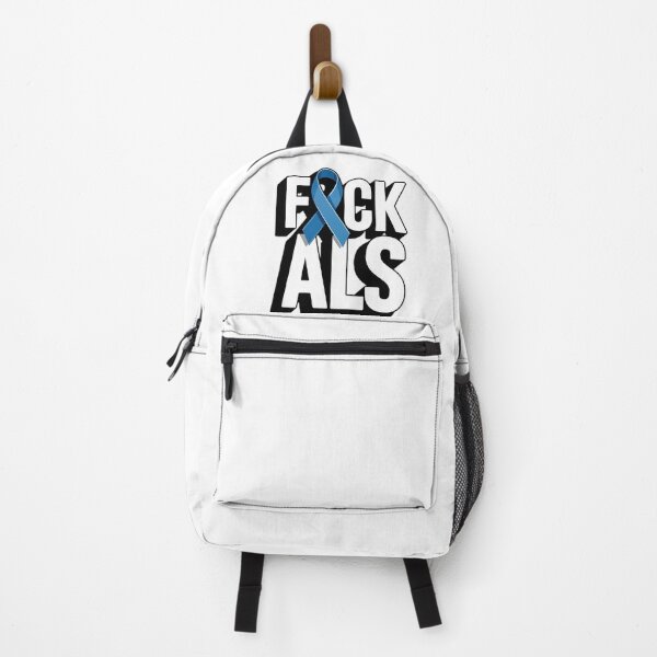 Item preview, Bold Statement Against ALS – Blue Ribbon Awareness Design designed and sold by LUXORÉA.