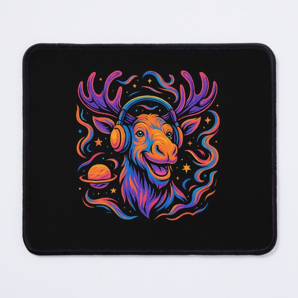 Item preview,  Psychedelic Moose Vibes designed and sold by Ambient Mind Design.