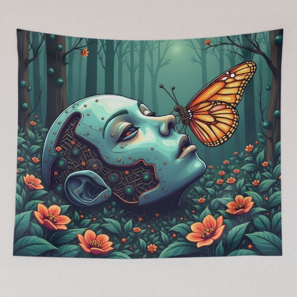 Item preview, Whispers of the Synthetic Grove designed and sold by AlienInkvasion.