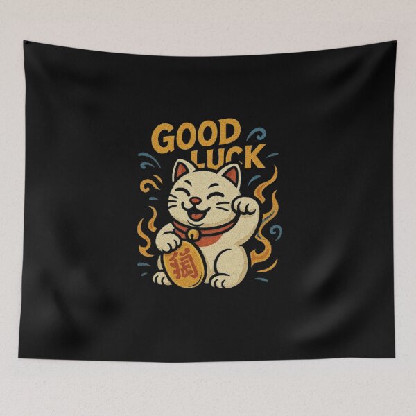 Item preview, Good Luck Cat – Fiery Fortune Kitty designed and sold by BENKUNG.
