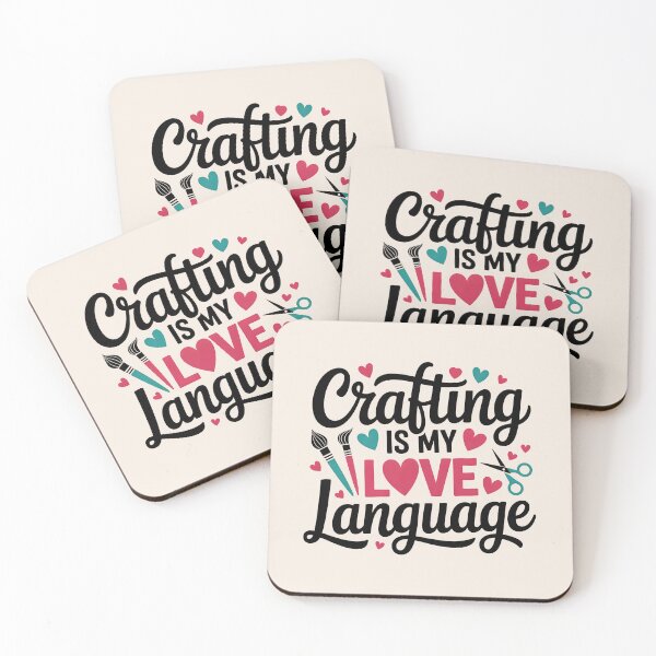 Item preview, Crafting Is My Love Language designed and sold by Jollys-ArtShop.