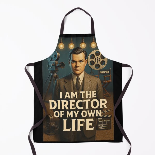 Item preview, I Am the Director of My Own Life – Vintage Noir Filmmaker Poster designed and sold by MySheetMusicArt.