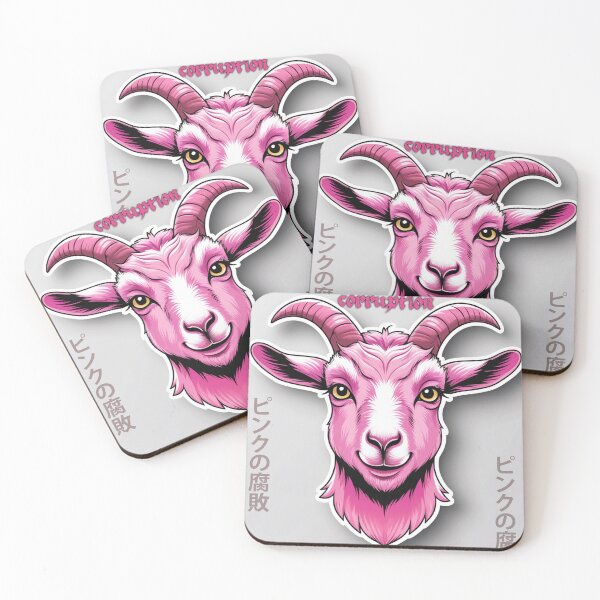 Item preview, Pink corruption - goat designed and sold by caperaerik.